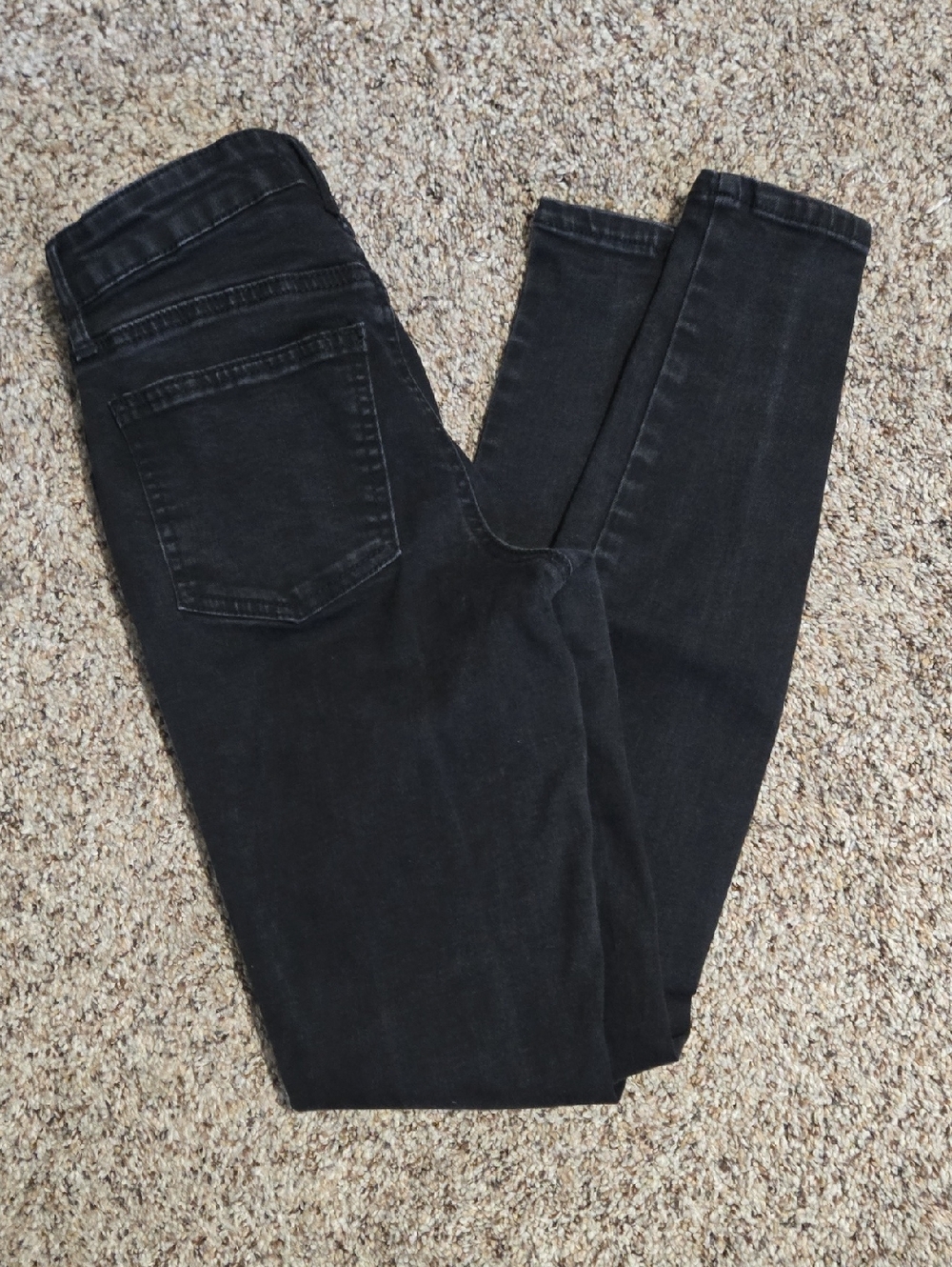 Maurices Black Skinny Jeans - Faded Black Wash